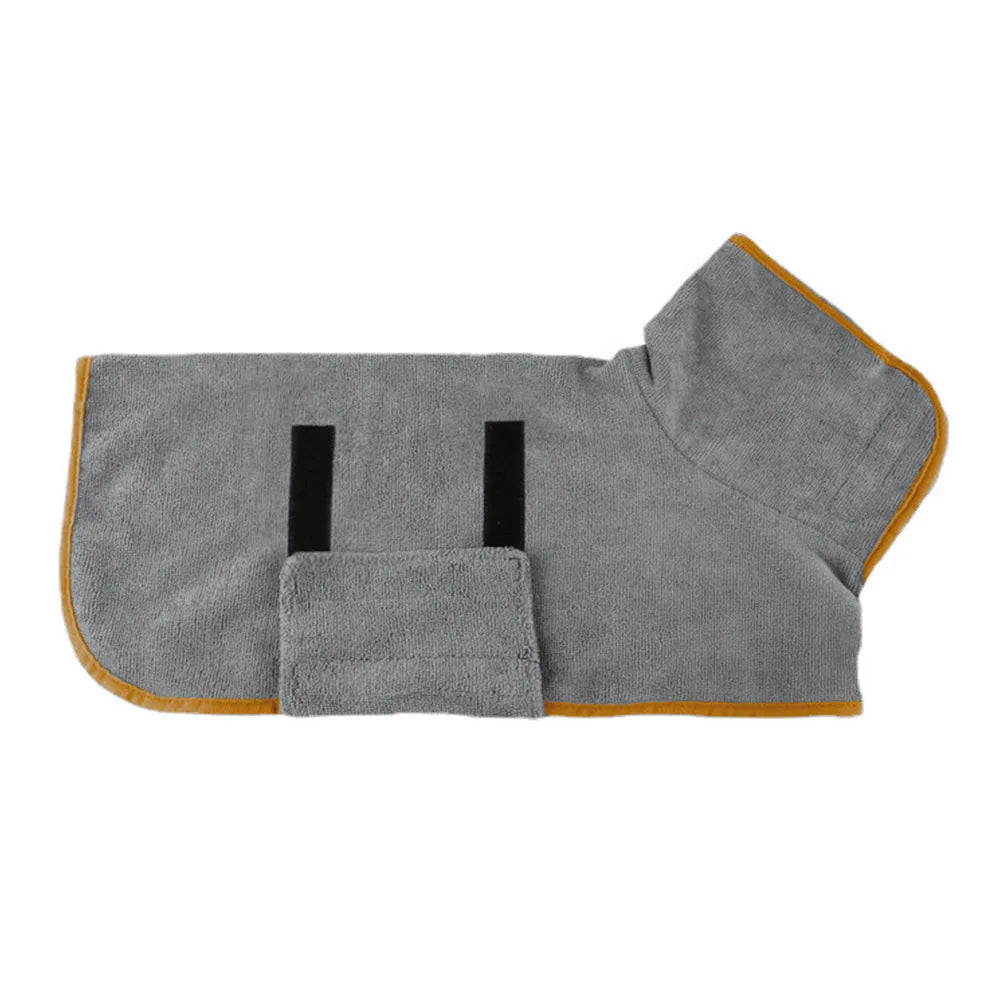 Adjustable Microfiber Pet Bathrobe Towel For Dogs And Cats