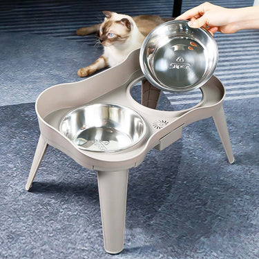 Elevated Dog Feeder