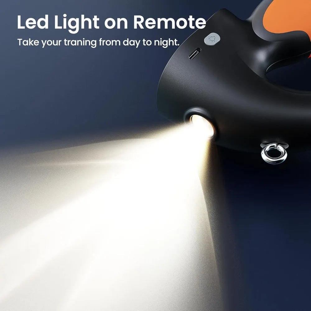 Anti Tugging Dog Training Collar With Remote IPX7 Waterproof