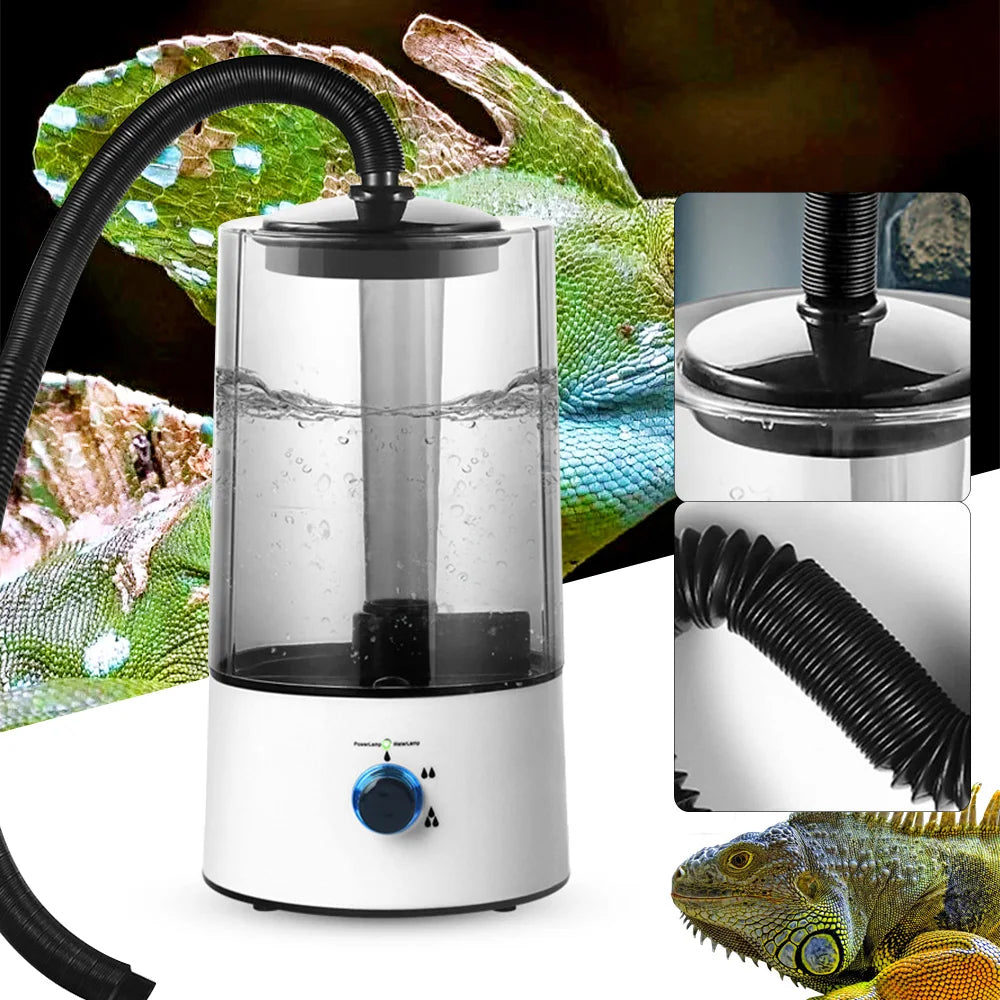 4L Reptile Humidifier Telescopic Hose For Home Pet Store