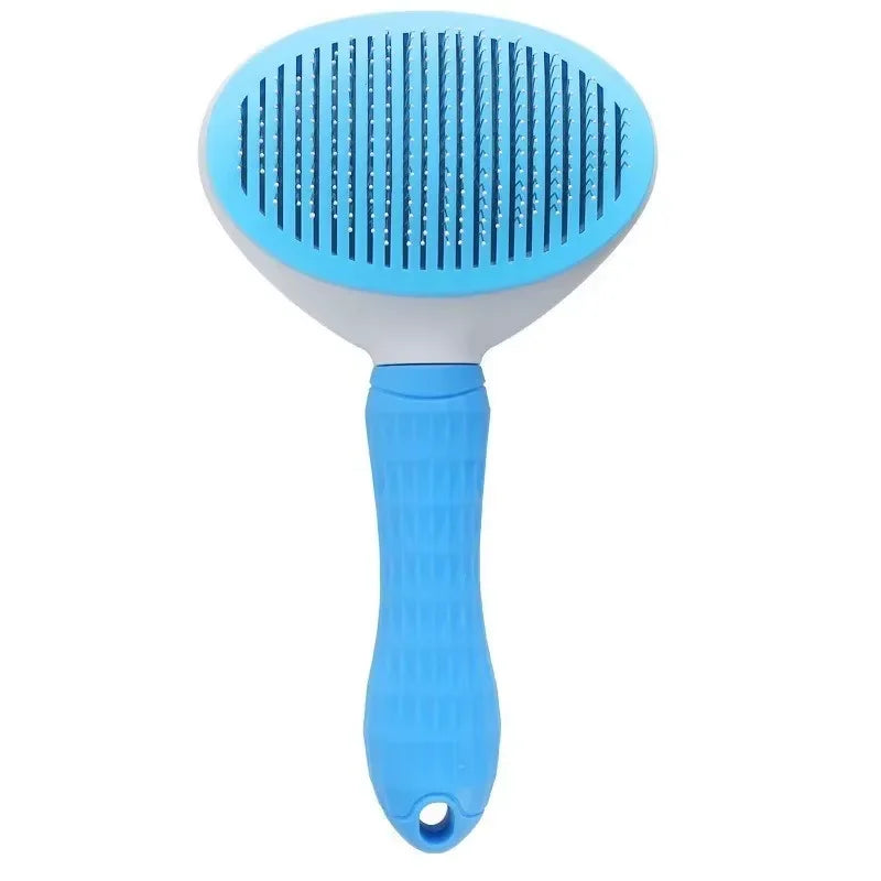Self Cleaning Pet Hair Brush For Dogs And Cats Dematting Comb Grooming Tool Massaging Pet Hair Remover