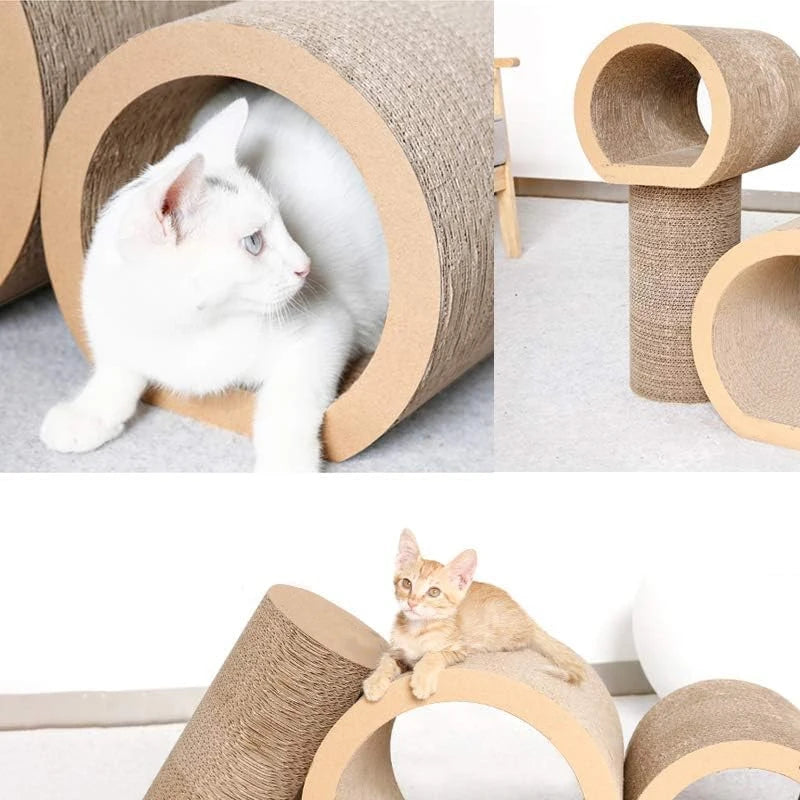 Cat Scratching Board 3 In 1 Cardboard Reversible Lounge