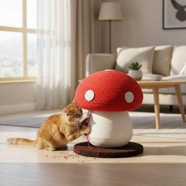 Mushroom Cat Scratcher
