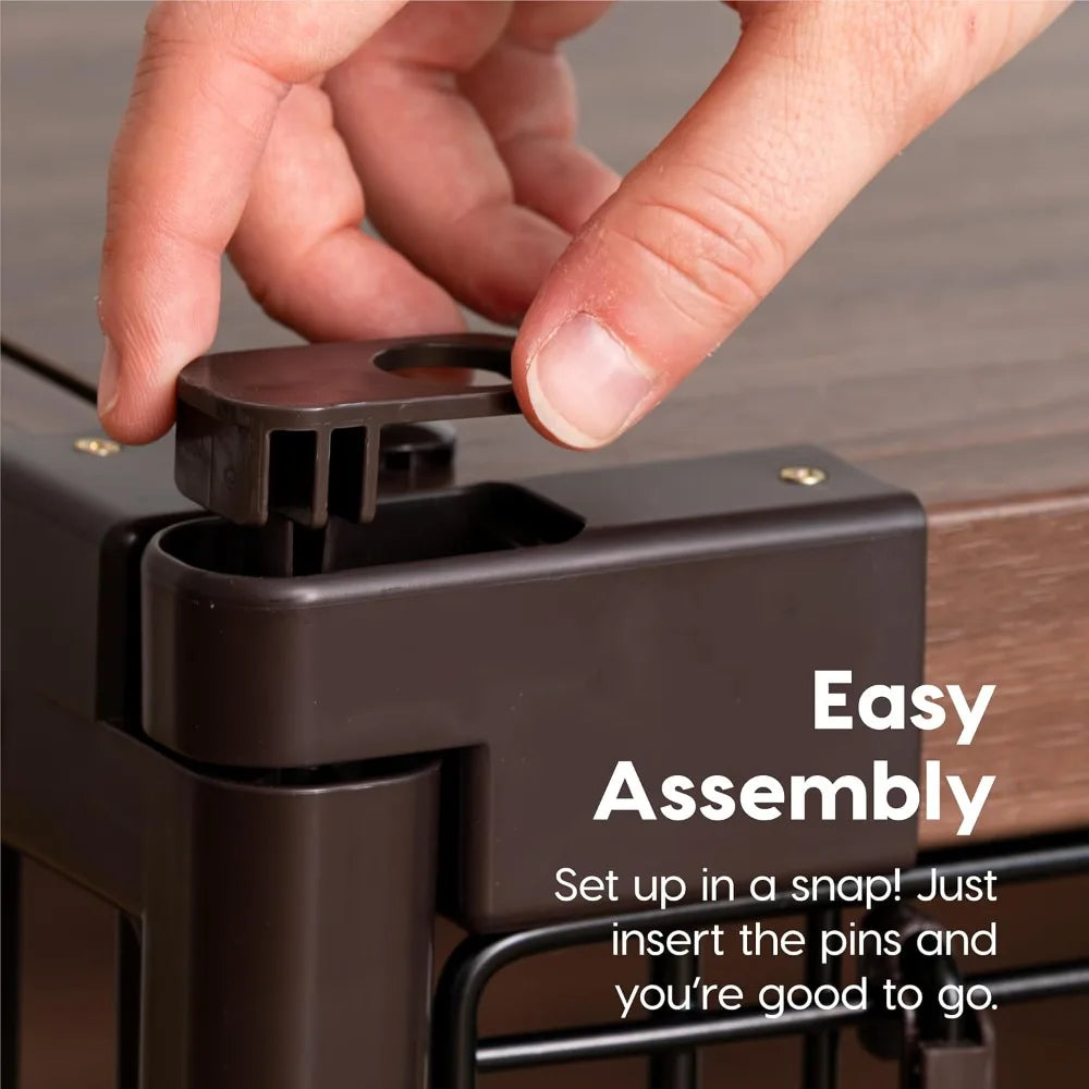 Modern Wooden Dog Crate End Table For Small To Medium Dogs