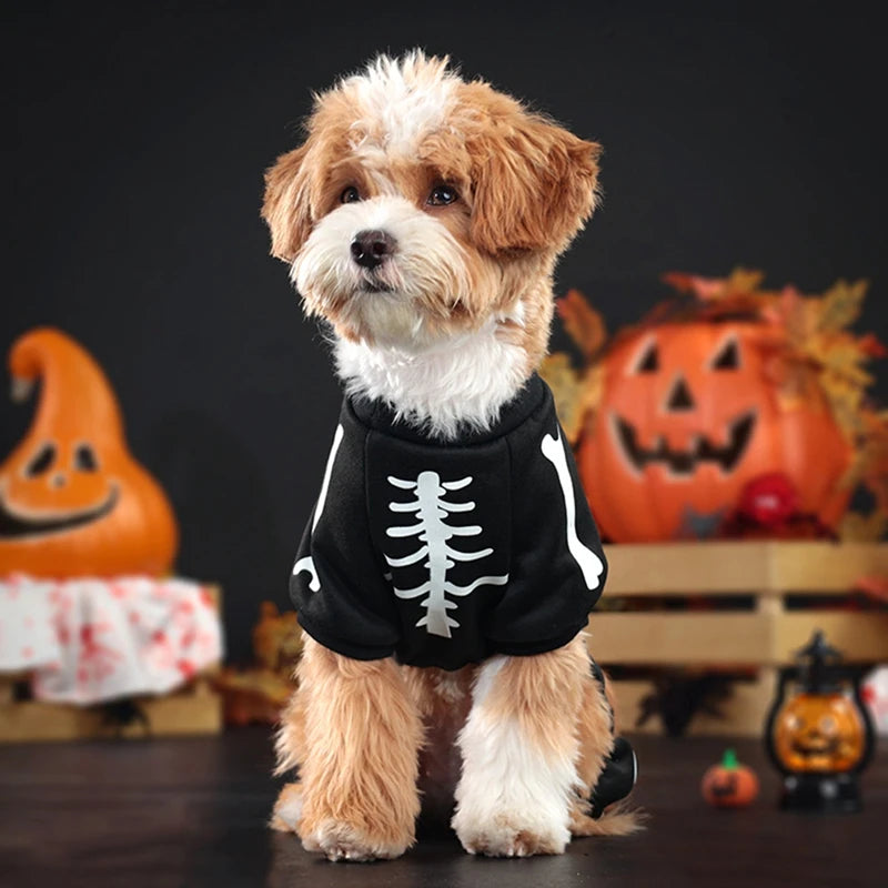 Halloween Dog Costume Night Light Adjustable Funny Soft