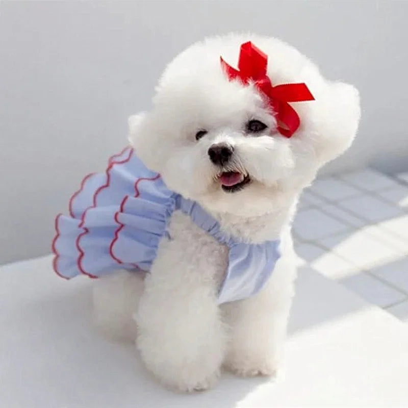 Pet Princess Summer Dog Dress One Piece Skirt For Dogs