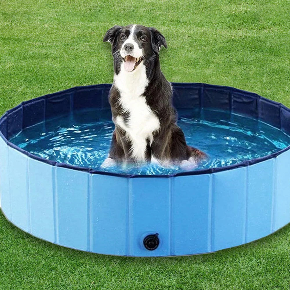 Foldable Dog Pool Portable Plastic Large Dog Bath Tub