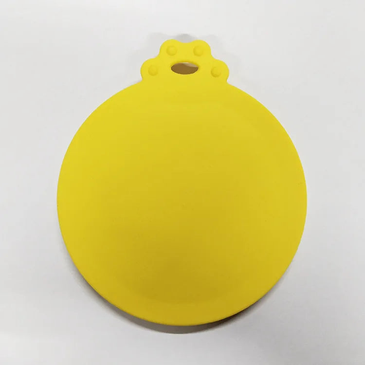 Reusable Silicone Pet Jar Lids For Dogs And Cats Keeps Food