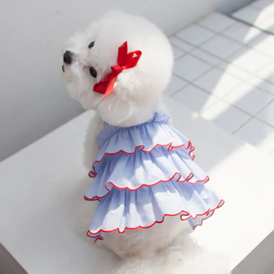 Pet Princess Summer Dog Dress One Piece Skirt For Dogs