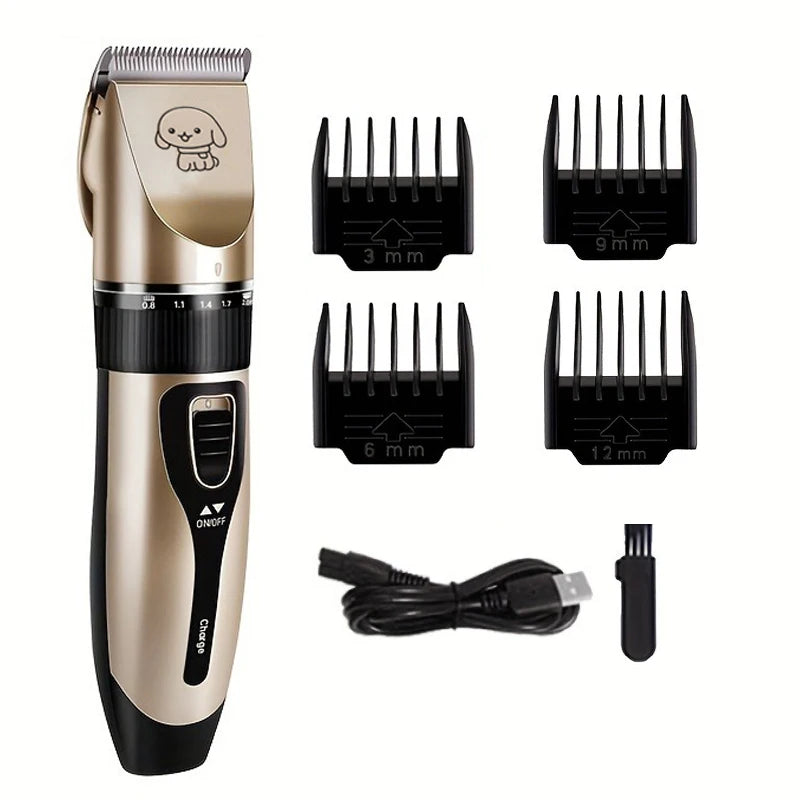 Pet Hair Trimmer Kit Electric Precision Clippers For Pets