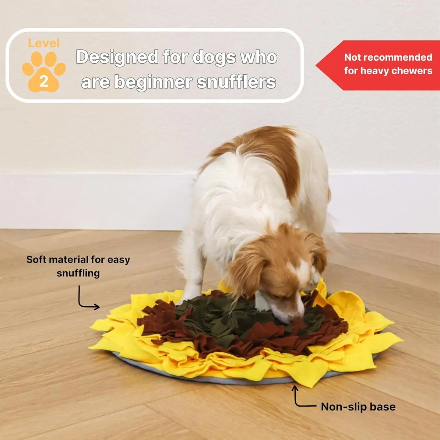 Sunflower Snuffle Mat Dogs Interactive Puzzle Feeding Mat