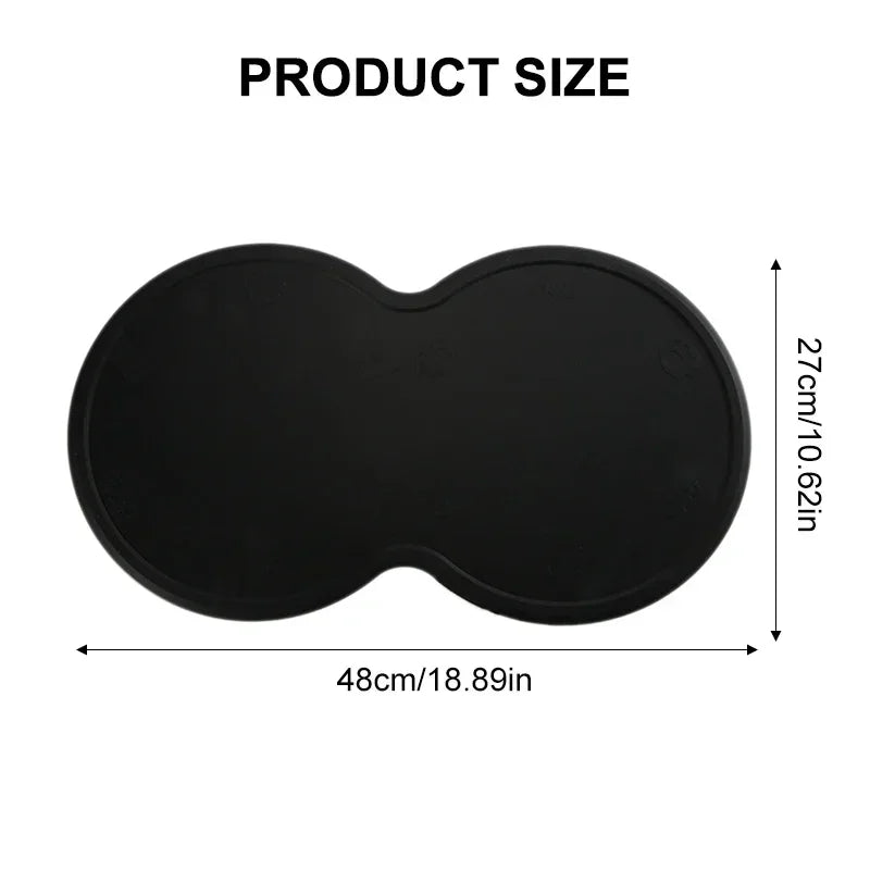 Cloud Shape Silicone Pet Feeding Mat for Dogs Cats 48x27cm