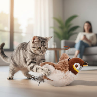 Flapping Plush Bird Toy