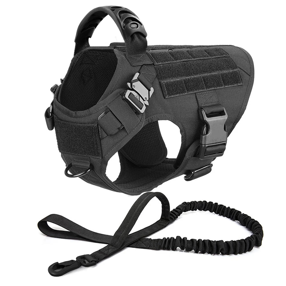 Tactical Dog Harness For Large Dogs Malinois No Pull