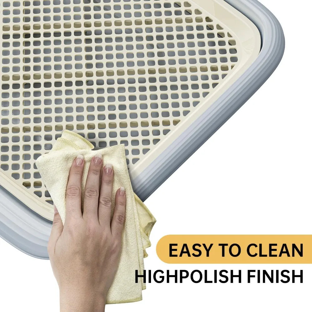 Dog Potty Tray Indoor Pad Holder Puppy Training Litter Box