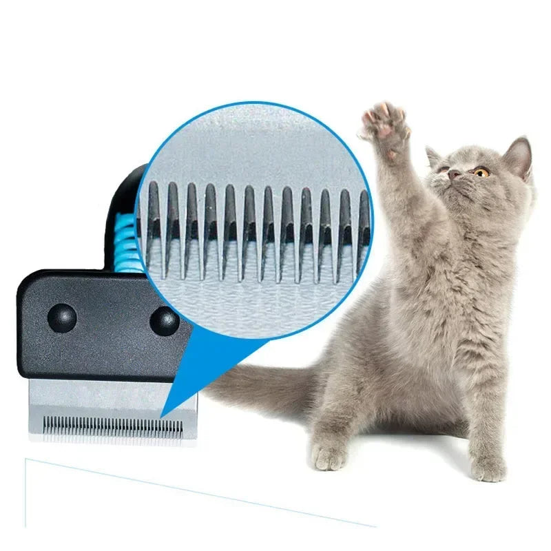 Pet Grooming Brush For Dogs Cats Deshedding Hair Removal