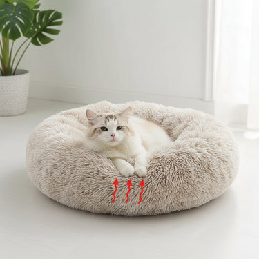soft plush pet bed