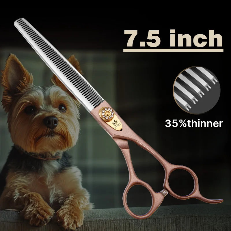 Fenice 7.5 Inch JP440C Pet Thinning Scissors 35 Percent