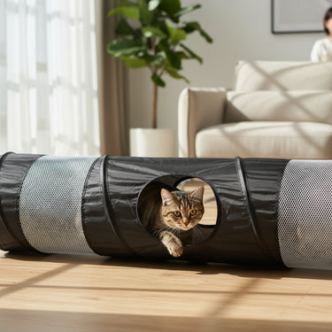 Cat Tunnel Play