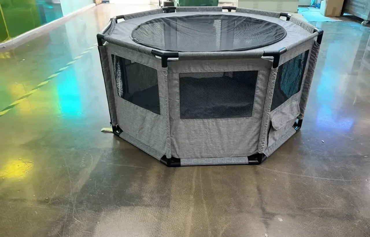Water Resistant Portable Dog Playpen Indoor Outdoor