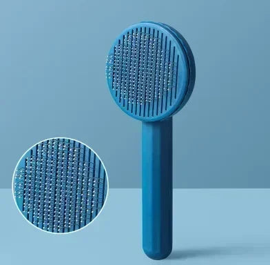 One Click Hair Removal Cat Brush For Pets Grooming Tool