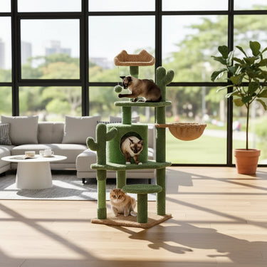 cactus cat tree tower
