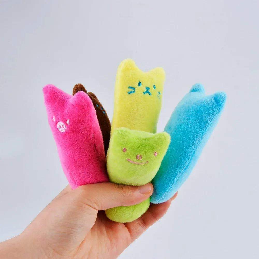 Bite Resistant Catnip Toys For Cats Teething Mice Cartoon