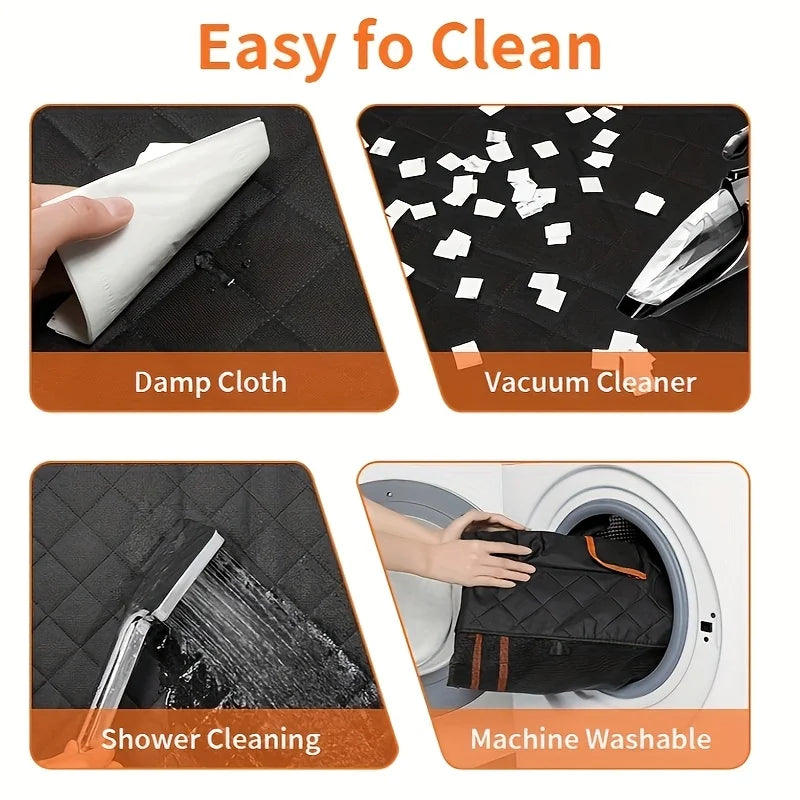 Heavy Duty Dog Rear Seat Cover Hammock Scratch Resistant