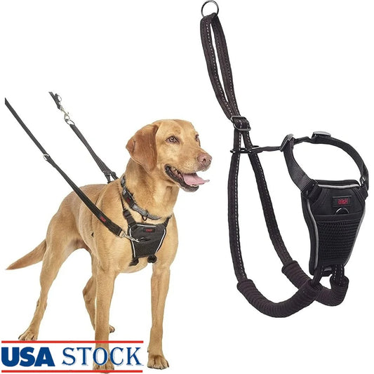 No Pull Dog Harness Reflective Lightweight Adjustable