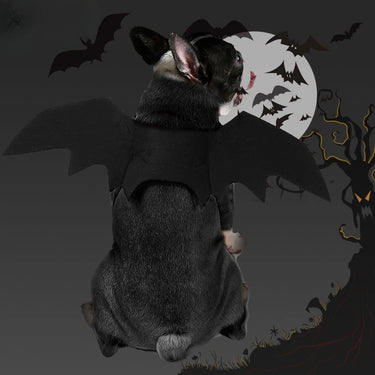 Halloween Pet Bat Wings Felt Costume for Small Dogs Cats Cute Funny Pet Outfit Apparel for Halloween Party Cosplay Accessories