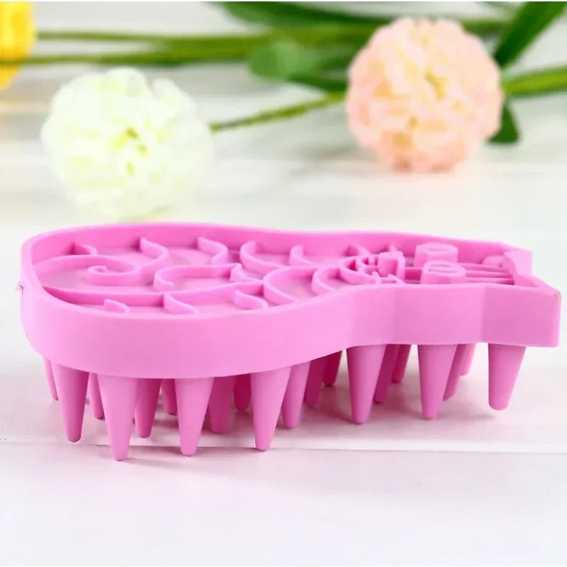 Wooden Pet Massaging Grooming Brush For Dogs And Cats