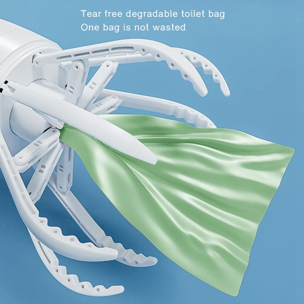 Eight Claw Pooper Scooper With Bags No Touch Portable