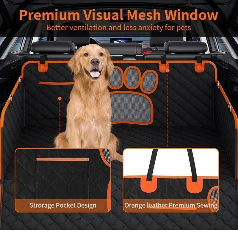 Heavy Duty Dog Rear Seat Cover Hammock Scratch Resistant