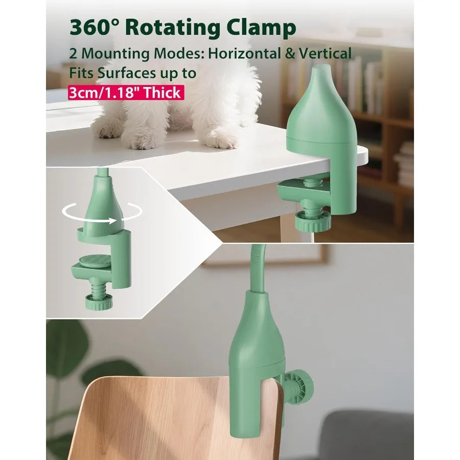 2In1 Pet Hair Dryer With Clamp Stand 950W Low Noise