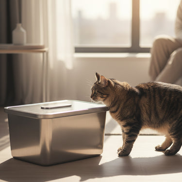 Steel Cat Litter Box