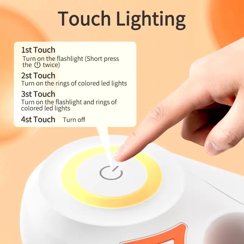 5M Automatic Retractable Dog Leash With LED Flashlight