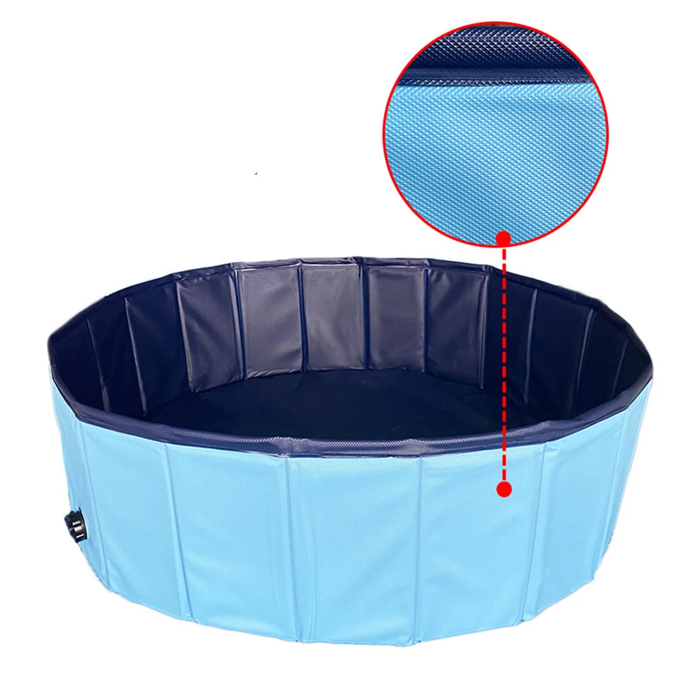 Foldable Dog Pool Portable Plastic Large Dog Bath Tub