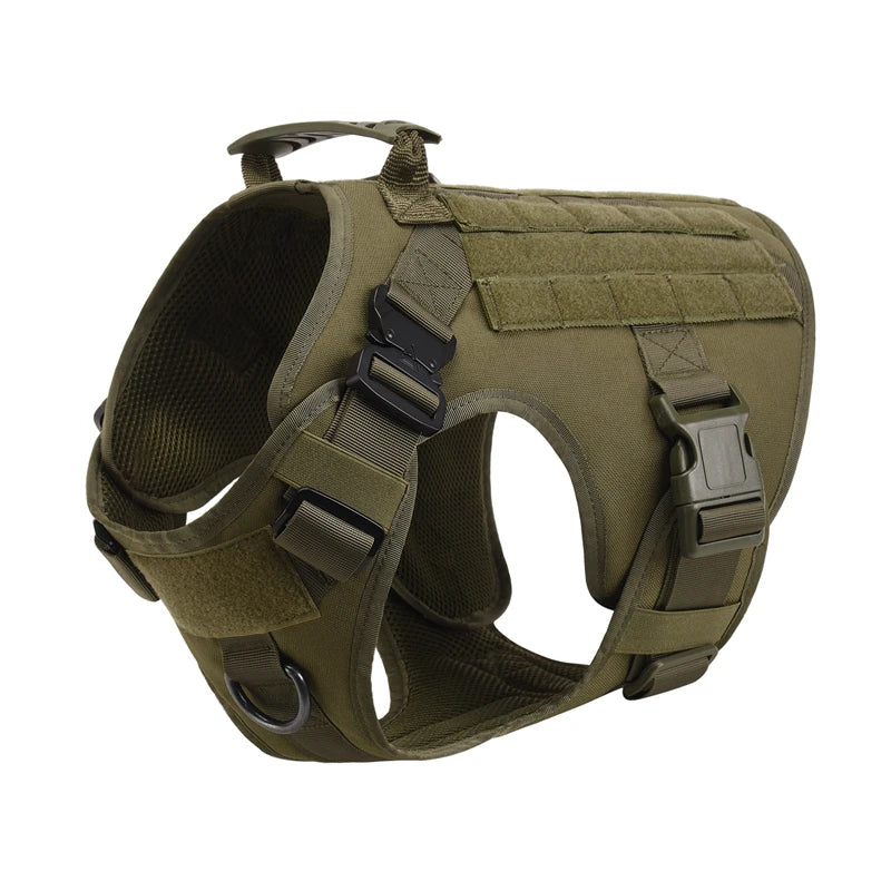 Tactical Dog Vest Harness And Leash Set For All Breeds