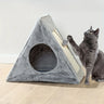 Pet Bed For Cats Under 15 Lbs Plush Ball Toy