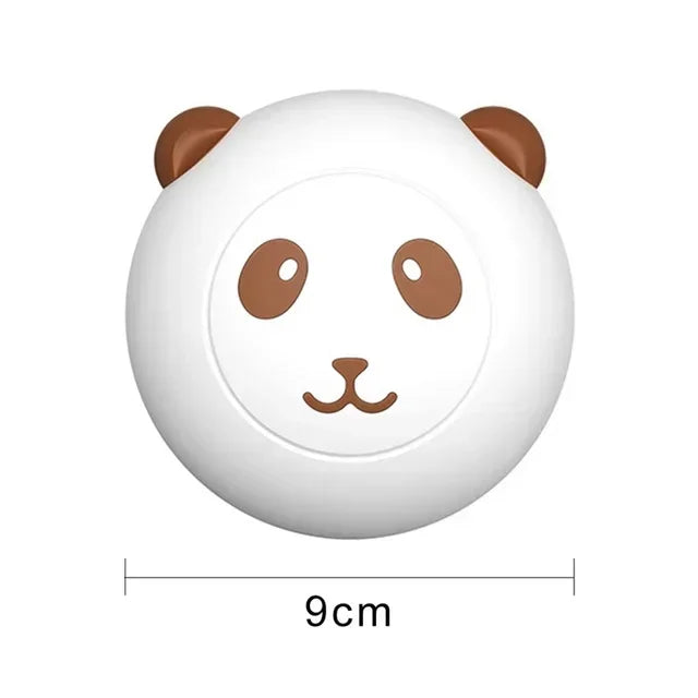 Panda Massage Dog Bath Brush Silicone Grooming Comb