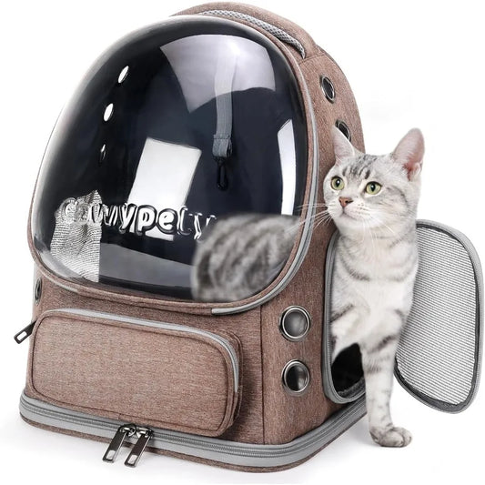 Breathable Cat Backpack Carrier Transparent Bubble Window