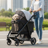 adjustable pet stroller with canopy