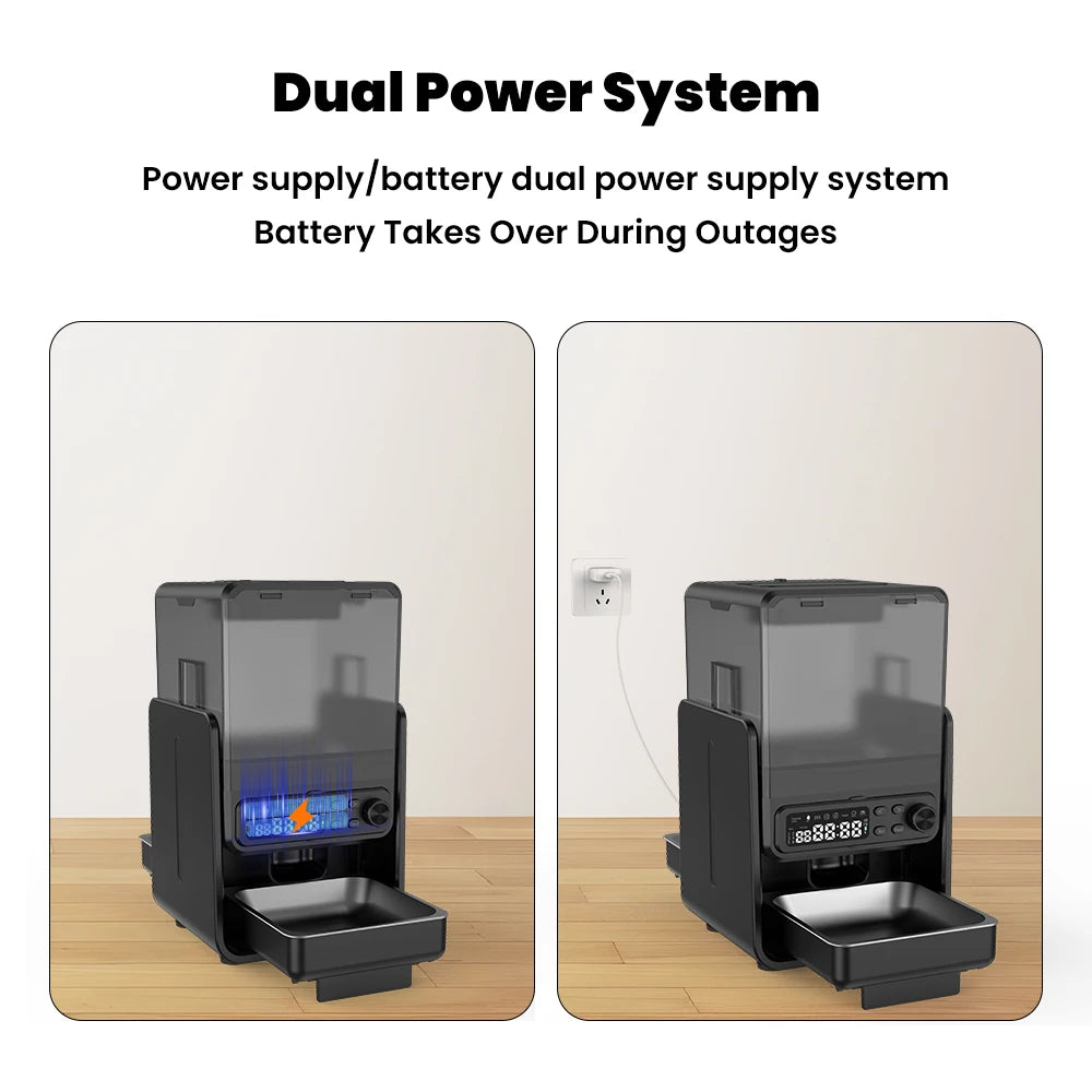 Smart Pet Feeder Automatic For Cats And Dogs With Dispenser