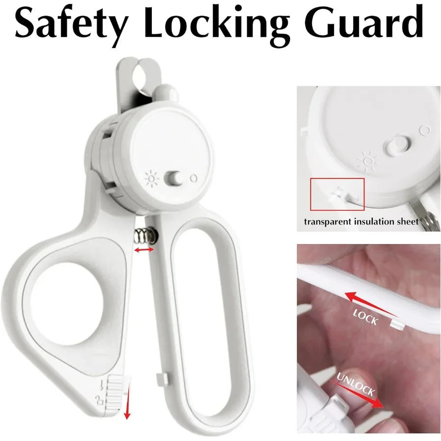 Professional Pet Nail Clippers with LED Light for Easy Trim