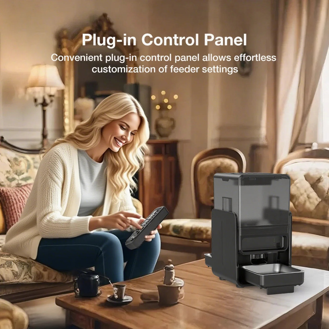 Smart Pet Feeder Automatic For Cats And Dogs With Dispenser