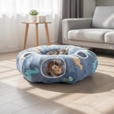 Foldable Cat Tunnel Bed