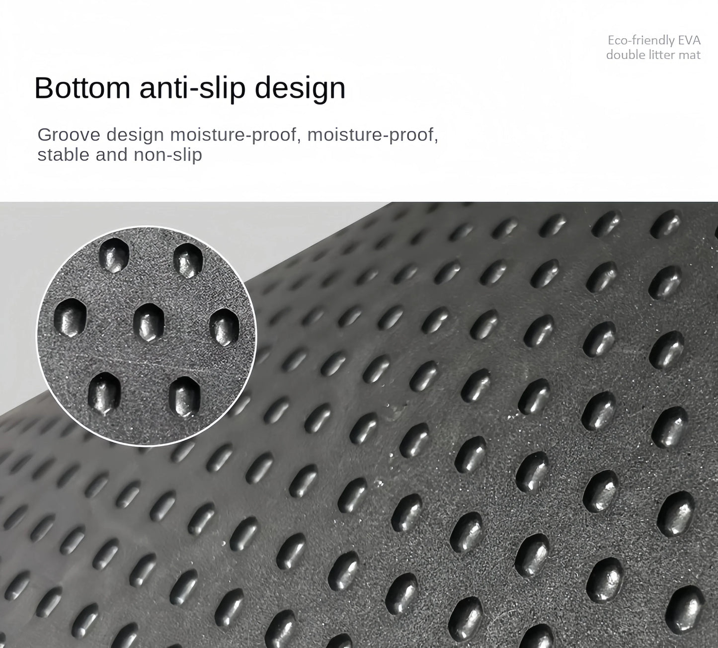 90x60 Cat Litter Mat Waterproof Double Layer Non Slip