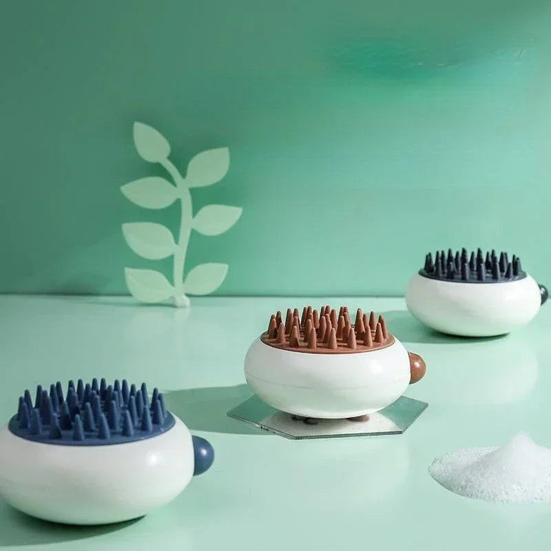 Panda Massage Dog Bath Brush Silicone Grooming Comb