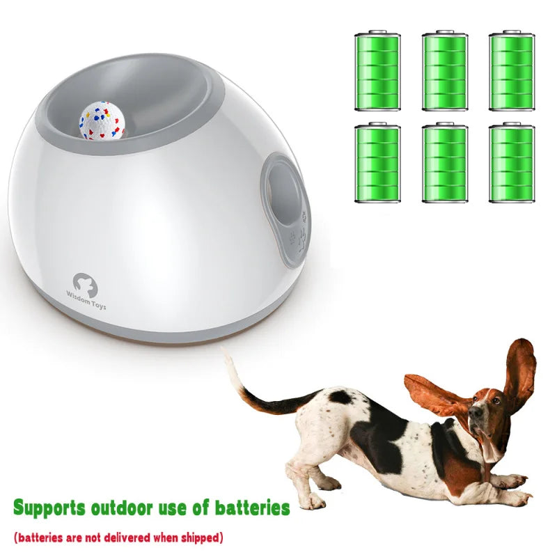 Automatic Ball Launcher Adjustable Distance Sensor For Dogs