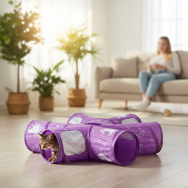 Collapsible Cat Tunnel Toy